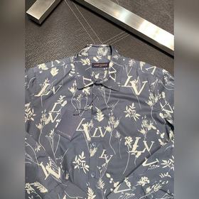 LV Louis Vuitton эксклюзивная новая модель мужской рубашки в стил
