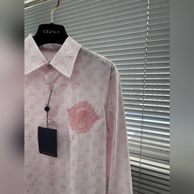Новая хлопковая рубашка LV 24ss демонстрирует творческую эстетику