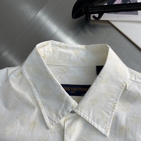 Новая хлопковая рубашка LV 24ss демонстрирует творческую эстетику