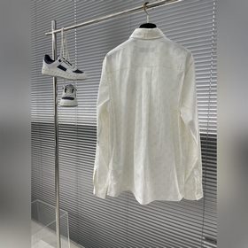 Новая хлопковая рубашка LV 24ss демонстрирует творческую эстетику