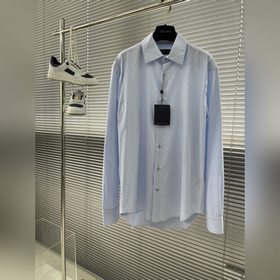 Новая длиннорукавная рубашка LV 24ss выполнена из блестящего хлоп