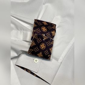 LV Louis Vuitton эксклюзивная новая модель мужской рубашки в стил