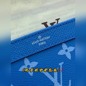LV обновленная версия M81124 синим цветочным узором. Оригинальная