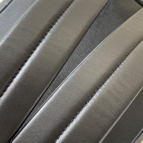 LVM30230 Черный кожаный чемодан из натуральной кожи французского 