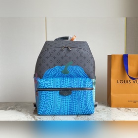 LV M46440 Рюкзак с шелкографией виде тыквы Серия рюкзаков LV × YK