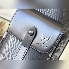 LV M41079 Черный Импортная кожа с волнистым узором Новейшая шелко