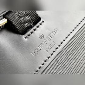 LV M41709 Черный Импортная кожа с волнистым узором Новейшая шелко