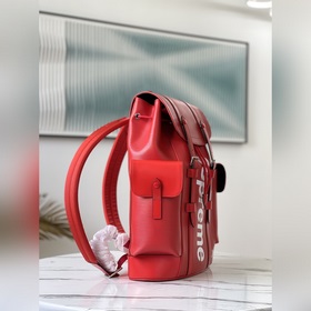 LV M41709 Красный Импортная кожа с волнистым узором Новейшая шелк