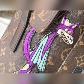 LV M45617 2024 Весна-Лето Christo her Рюкзак из ткани Monogram с 