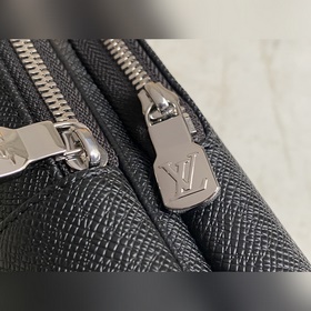 LV M30863 Черный с крестообразным узором Мужская сумка-нагрудная 