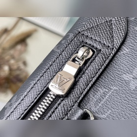 LV M30936 Черная сумка через плечо Duo из ткани Monogram и кожи T