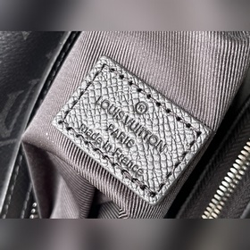 LV M30936 Черная сумка через плечо Duo из ткани Monogram и кожи T
