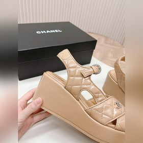 CHANEL 2024 Новая коллекция сандалий и тапочек Классическая сери