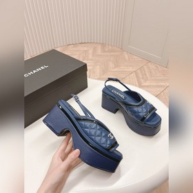 CHANEL 2024 Новая коллекция сандалий и тапочек Классическая сери