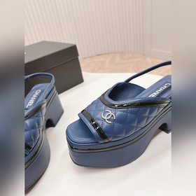 CHANEL 2024 Новая коллекция сандалий и тапочек Классическая сери