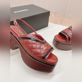 CHANEL 2024 Новая коллекция сандалий и тапочек Классическая сери