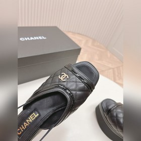 CHANEL 2024 Новая коллекция сандалий и тапочек Классическая сери