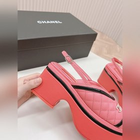 CHANEL 2024 Новая коллекция сандалий и тапочек Классическая сери
