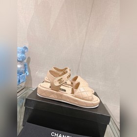 24Ss Весна-лето, новая модель Chanel, сандалии на толстой подошве