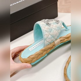 CHANEL 2024 Новая коллекция сандалий и тапочек Классическая сери