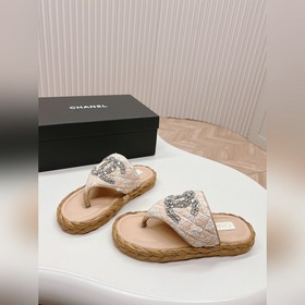 CHANEL 2024 Новая коллекция сандалий и тапочек Классическая сери