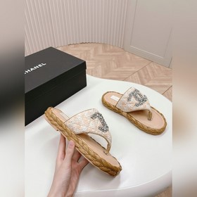 CHANEL 2024 Новая коллекция сандалий и тапочек Классическая сери