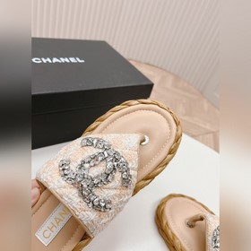 CHANEL 2024 Новая коллекция сандалий и тапочек Классическая сери