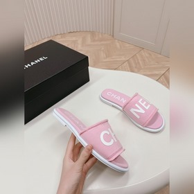 CHANEL 2024 Новая коллекция сандалий и тапочек Классическая серия