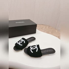 CHANEL 2024 Новая коллекция сандалий и тапочек Классическая серия