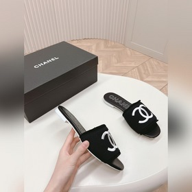 CHANEL 2024 Новая коллекция сандалий и тапочек Классическая серия