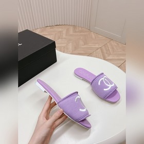 CHANEL 2024 Новая коллекция сандалий и тапочек Классическая серия