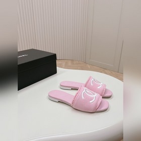 CHANEL 2024 Новая коллекция сандалий и тапочек Классическая серия