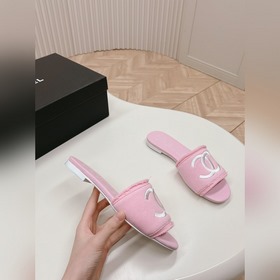 CHANEL 2024 Новая коллекция сандалий и тапочек Классическая серия