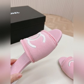 CHANEL 2024 Новая коллекция сандалий и тапочек Классическая серия