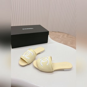 CHANEL 2024 Новая коллекция сандалий и тапочек Классическая серия