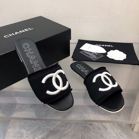 2024 Chanel 24c весна-лето новинка! Сандалии с большим логотипом 