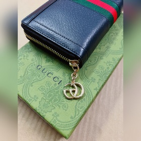 Новинка GUCCI! Серия Ophidia — кошелек на молнии, изготовлен из к