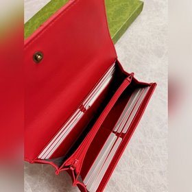 Новейший кожаный кошелек GUCCI GG Marmont из стеганой кожи с выши