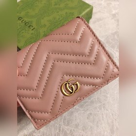 Новейшая модель GUCCI – GG Marmont Карточка-держатель из натураль
