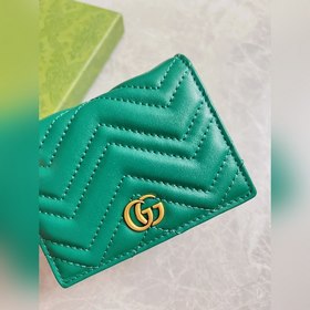 Новейшая модель GUCCI – GG Marmont Карточка-держатель из натураль