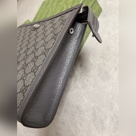 Сумка Gucci Ophidia, серый/черный GG серым кожаным съемным ремешк
