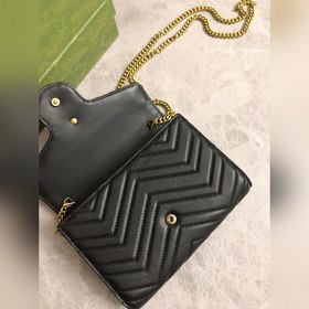 Оригинальная продукция GUCCI! Мини-сумка GG Marmont с цепочкой им