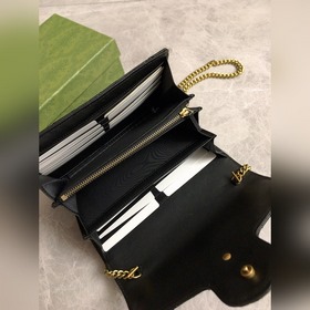 Оригинальная продукция GUCCI! Мини-сумка GG Marmont с цепочкой им