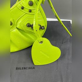 Обновленная версия, ярко-зеленый цвет. balenciaga Le Cagole полум