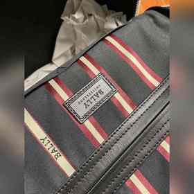 BALLY Большой рюкзак Черный Импортная кожа с масляным покрытием,