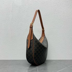Новинка от CELINE, модель HELOISE HOBO, подмышечная сумка, обязат