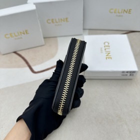 TRIOMPHE CUIR Компактный кошелек на молнии. Гладкая телячья кожа,