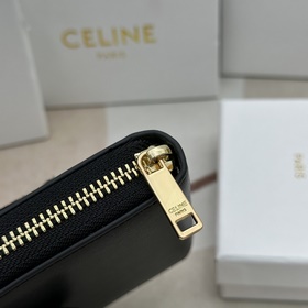 TRIOMPHE CUIR Компактный кошелек на молнии. Гладкая телячья кожа,