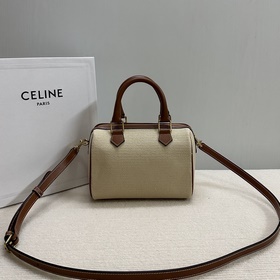Подлинный продукт Новинка CELINE Маленькая сумка из кожи с логот