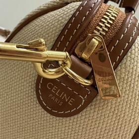 Подлинный продукт Новинка CELINE Маленькая сумка из кожи с логот